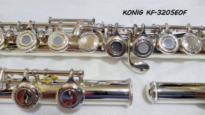 KONIG KF-320SEOF "C" флейта с гравировкой, французская система, E- механика + кейс