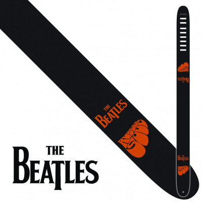 Perri's P25TB-6078 THE BEATLES 2.5" STRAP-RUBR - ремень для гитары кожаный