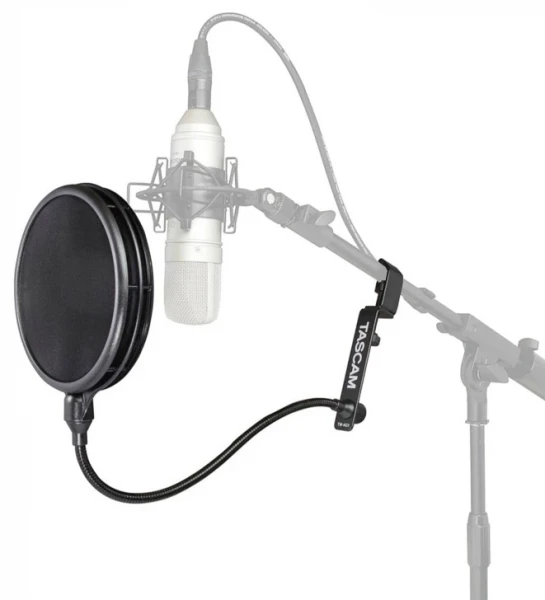 Ветрозащита Tascam TM-AG1 "Pop-filter" круглый экран на креплении