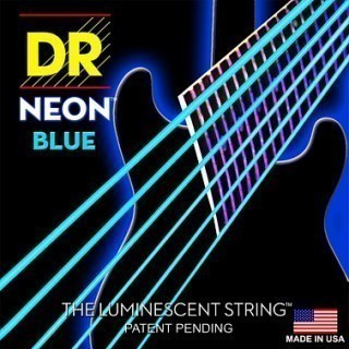 Струны для электрогитар люминесцентные DR NBE-9-42 NEON BLUE