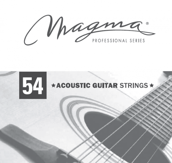 Одиночная струна для акустической гитары 54 Magma Strings GA054PB