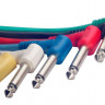 Соединительный кабель моно STAGG SPC010L E с пластиковыми разъемами, 6 шт