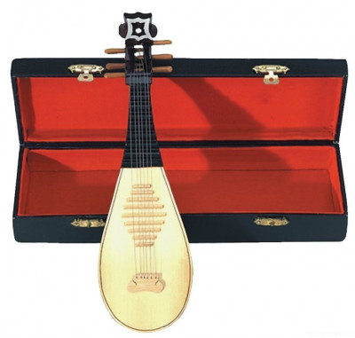 GEWA Miniature Instrument Lute сувенир-лютня с футляром деревянная 24 см