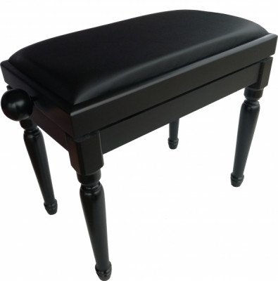 Банкетка для пианино R-3 Black чёрного цвета