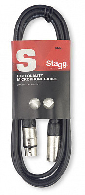 STAGG SMC3 микрофонный кабель XLR мама-XLR папа 7 м