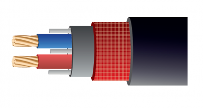 Кабель микрофонный Xline Cables RMIC 2x0,25 LH бездымный 2x0,25 мм, бухта 100 м