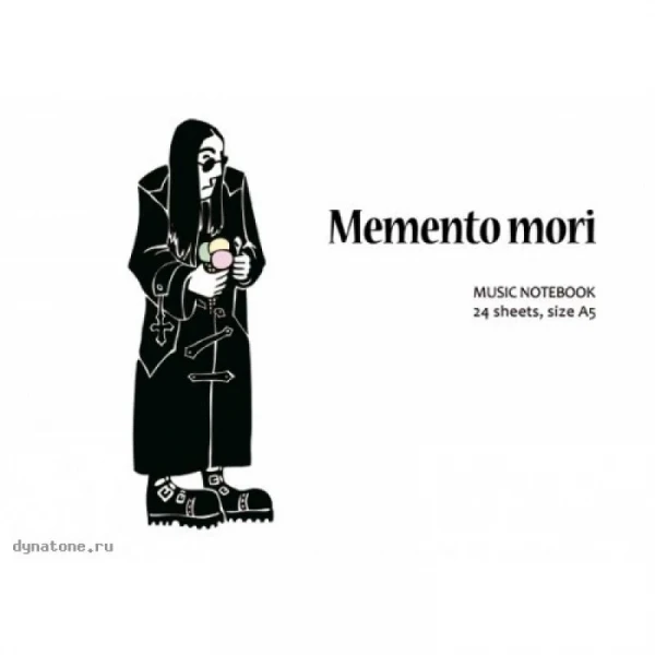 НОТНАЯ тЕТРАДЬ OZZY "MEMENTO MORI" ФОРМАТ а5, 24 лИСТА