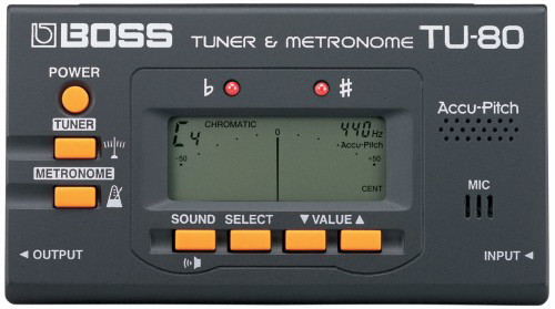 Хроматический тюнер и метроном BOSS TU-80