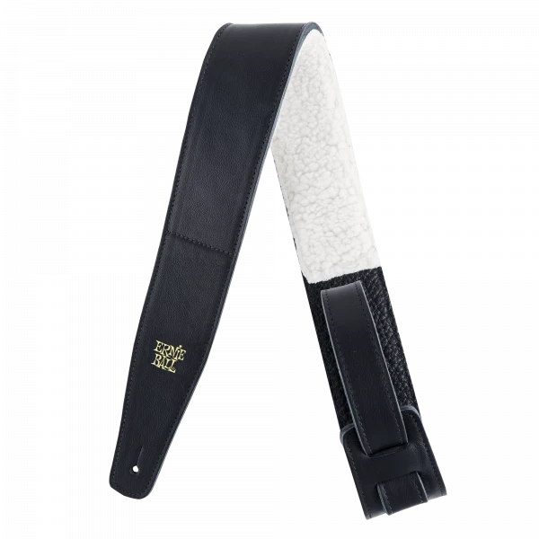 Ernie Ball 4137 ремень гитарный итальянская кожа с исскуственным мехом
