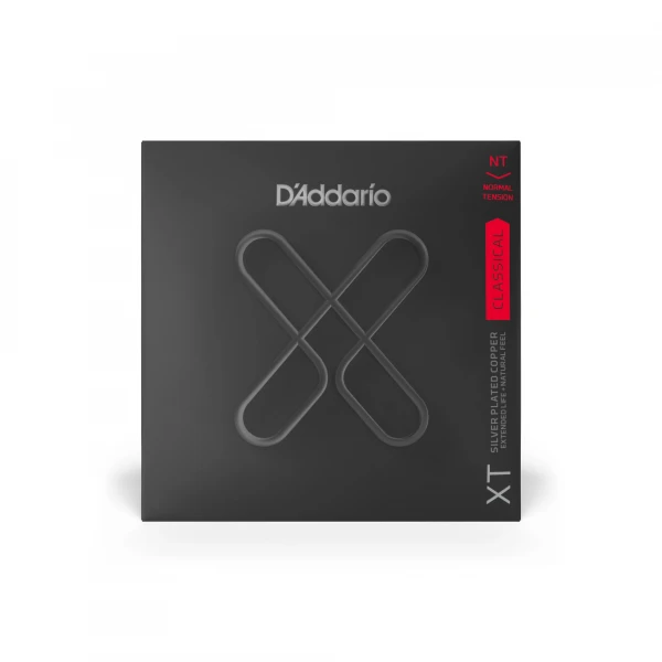 Струны для классической гитары D'ADDARIO XTC45 посеребренные, нормальное натяжение