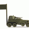 Советский бронеавтомобиль БА-10 1/100