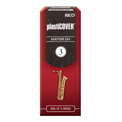 RICO Plasticover Baritone Sax 3,0x5 (RRP05BSX300) - Трости для саксофона баритона - 3 (5шт)