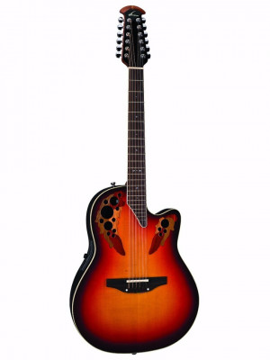 Ovation 2758AX-NEB Standard Elite 12-String Deep Contour Cutaway New England Burst электроакустическая гитара