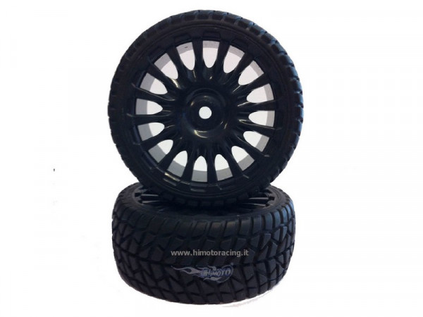 Колеса в сборе для ралли 1/16