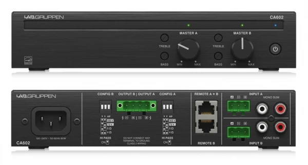 Усилитель мощности Lab.gruppen CA602 инсталляционный, класс D