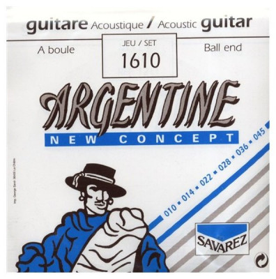 Струны для акустических гитар SAVAREZ 1610, 10-45