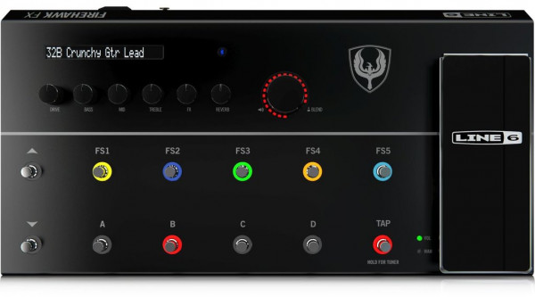 LINE 6 FIREHAWK гитарный процессор с управлением через iOS и Android устройства - Firehawk