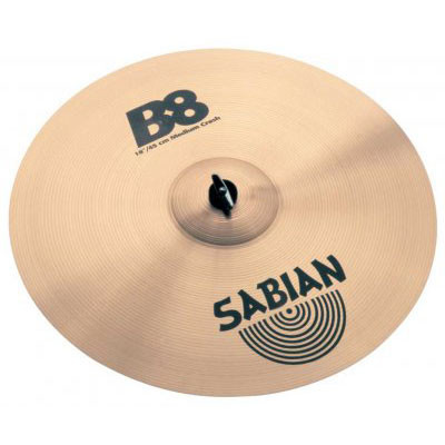 Тарелка средней толщины SABIAN B8 41808 18" Medium Crash неполированная