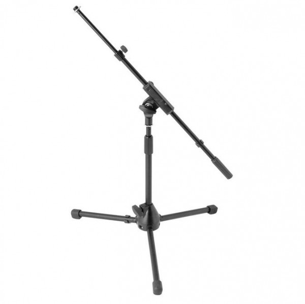 ONSTAGE MS7411TB+ микрофонная стойка, для барабанов и комбиков, регул.высота, телескоп. "стрела", черная