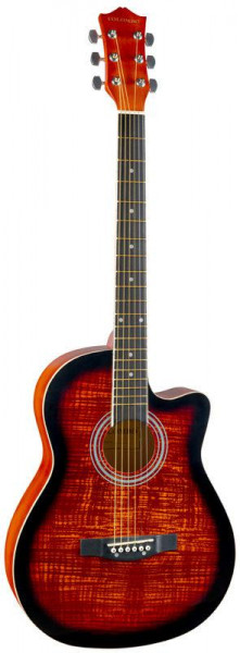 Аустическая фолк гитара COLOMBO LF 3800 CT/SB с вырезом