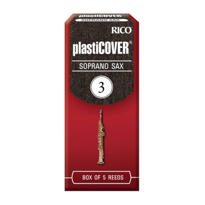 RICO Plasticover Soprano Sax 2,5x5 (RRP05SSX250) - Трости для саксофона сопрано - 2.5 (5шт)