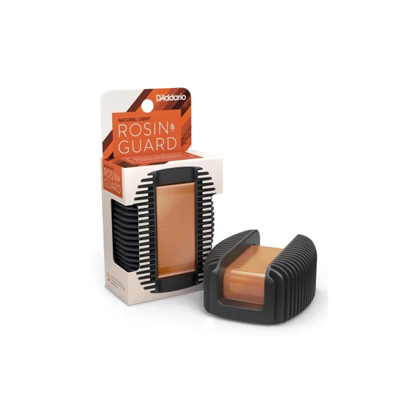 Канифоль для скрипки D'Addario DRGBK-VR200 VR200 Natural Light Rosin с резиновым футляром