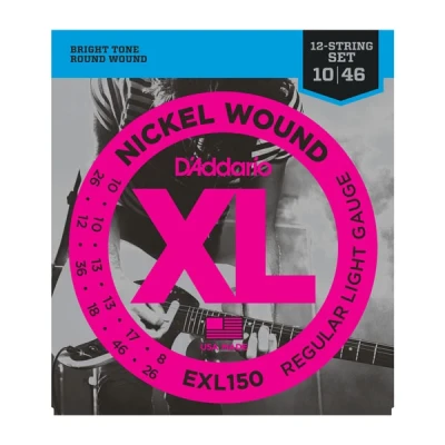 D'Addario EXL150 Набор 12 струн для электрогитары