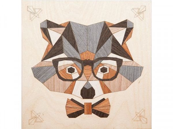 МАРКЕТРИ Картина на дереве 20Х20 МИСТЕР ЕНОТ