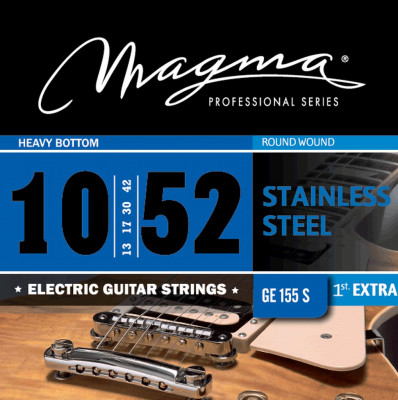 Комплект струн для электрогитары 10-52 Magma Strings GE155S