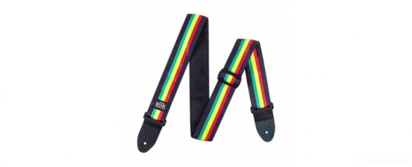 DUNLOP BOB10 Bob Marley Stripes ремень гитарный, нейлон