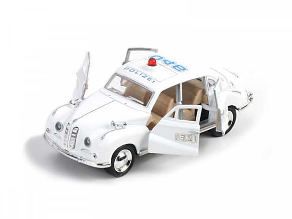 Машина Ideal 1:30-39 Ретромобиль "Old Times" белый, полиция