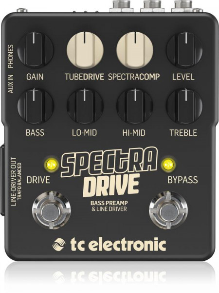 TC ELECTRONIC SPECTRADRIVE напольный предусилитель для бас-гитары / директ бокс / овердрайв