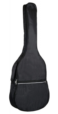 Чехол для классической гитары утепленный MARTIN ROMAS ГК-2 толщина 5 мм ЧЁРНЫЙ с белой декоративной полосой