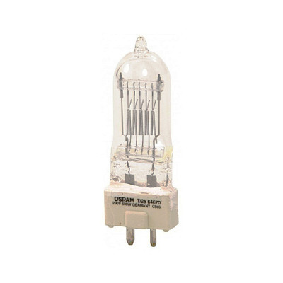 OSRAM 64670 T/25 лампа галогеновая 230 В/500 Вт GY9, 5 < 300 час