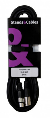 MC-001XX-7 микрофонный кабель XLR мама-XLR папа 7 м