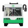 Троллейбус "Автопанорама", зеленый, 1/90, свет, звук, инерция, в/к 22*13,5*5,8 см