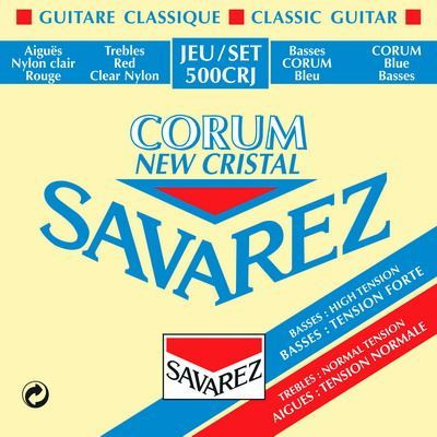 Струны для классических гитар SAVAREZ NEW CRISTAL CORUM 500 CRJ, 29-44