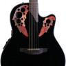 Ovation CE44-5 Celebrity Elite Mid Cutaway Black электроакустическая гитара
