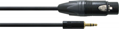 Cordial CPM 3 FW-BAL микрофонный кабель XLR мама-Mini-Jack stereo 3 м