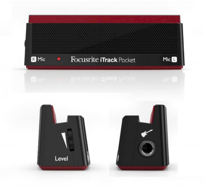 FOCUSRITE iTrack Pocket Компактный аудио интерфейс для записи на iPhone 5, 5C, 5S/iPad с разъемом Lightning.