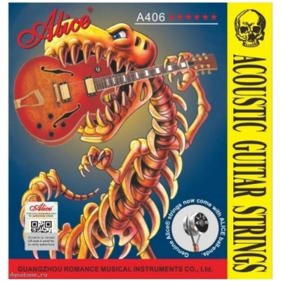 Струны для акустической гитары ALICE A406-SL Super light супер-лёгкое натяжение