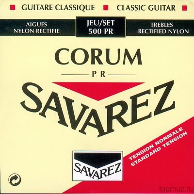 Струны для классических гитар SAVAREZ PR CORUM 500 PR, 28-43
