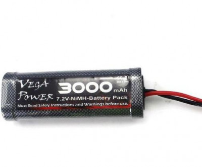 Аккумулятор Ni-Mh VegaPower 3000mAh, 7,2V, T-plug