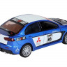 Машина "АВТОПАНОРАМА" Mitsubishi Lancer Evolution, 1/32, синий, свет, звук, в/к 18*9*13,5 см