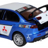 Машина "АВТОПАНОРАМА" Mitsubishi Lancer Evolution, 1/32, синий, свет, звук, в/к 18*9*13,5 см