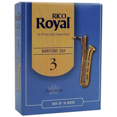 RICO Royal Baritone Sax 3,5x10 (RRO10BSX350) - Трости для саксофона баритона - 3,5 (10шт)