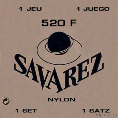 Струны для классических гитар SAVAREZ TRADITIONAL 520 F, 28-42