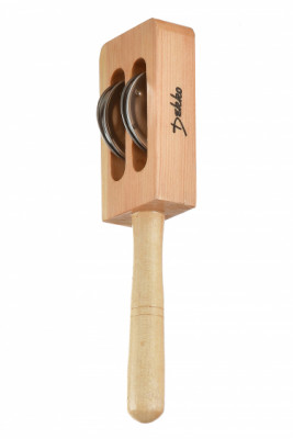 Джингл-стик с тарелочками DEKKO G15-2 N на деревянной ручке