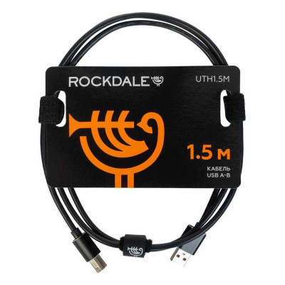 Инструментальный кабель ROCKDALE UTH1.5M кабель USB A-B для подключения цифрового пианино