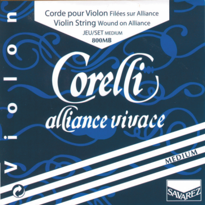 Струны для скрипки SAVAREZ Corelli Alliance 800MB средне-легкое натяжение